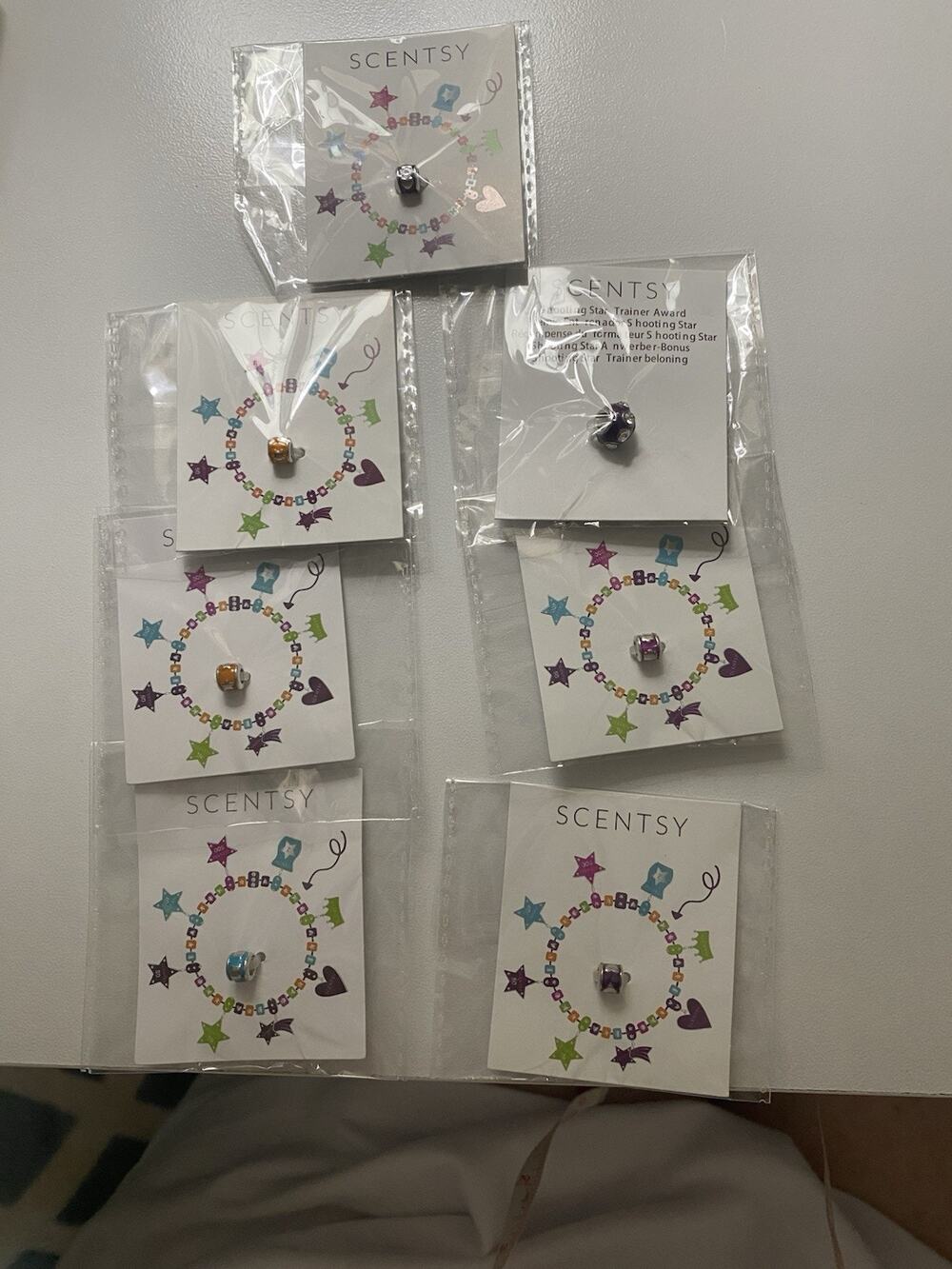 NEW Scentsy Consultant beads/charms lot of 12